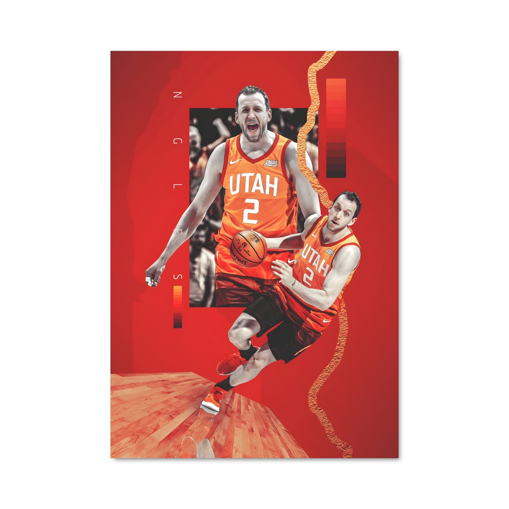 Poster Jumping Joe – affiche Basketball